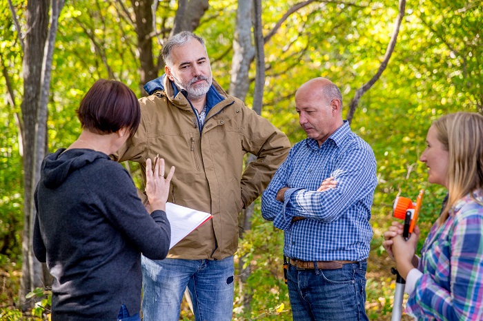 Neighbors Discussing a Situation