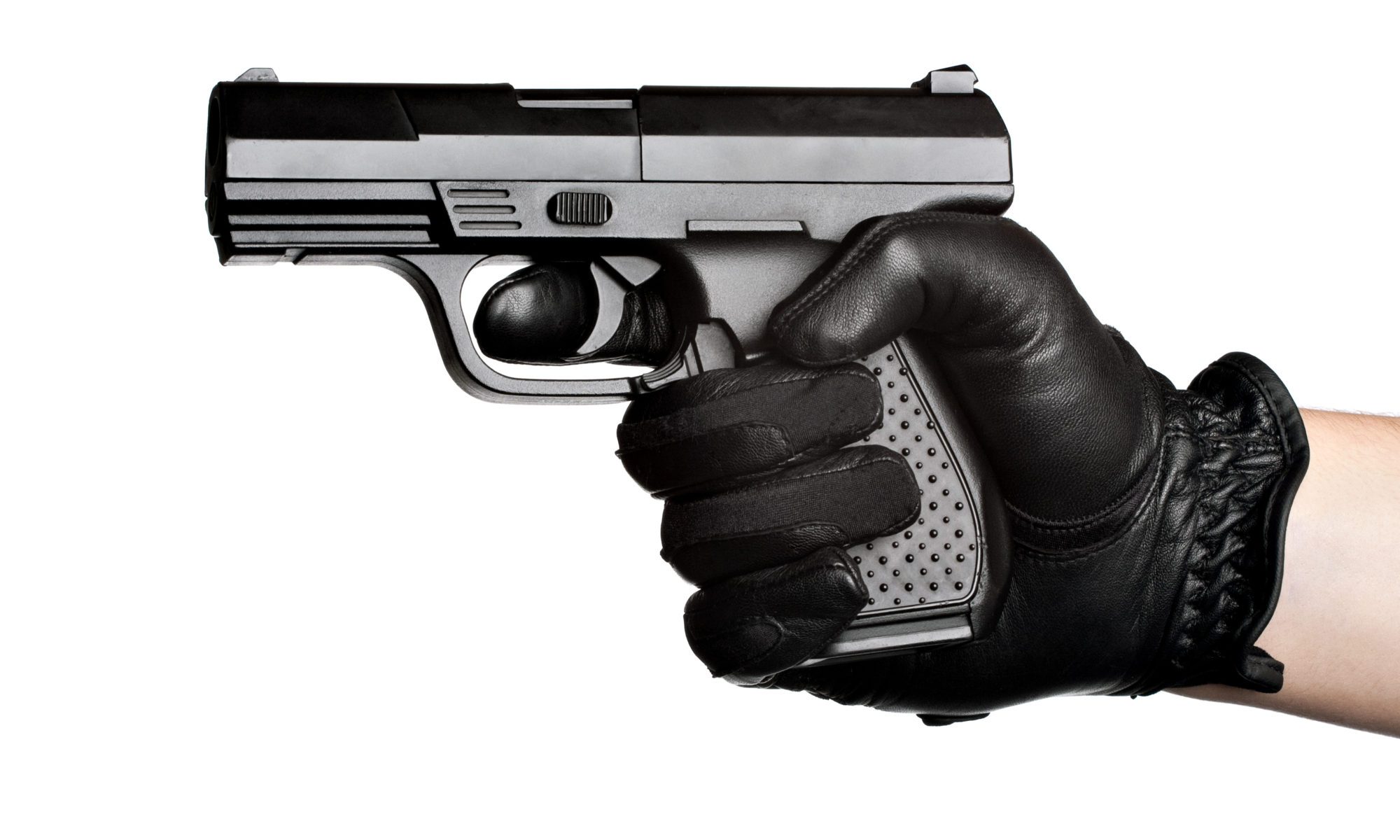 Close Up Handgun Firearms Crime Defense