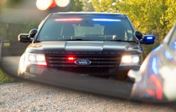 police car DUI stop Tampa FL