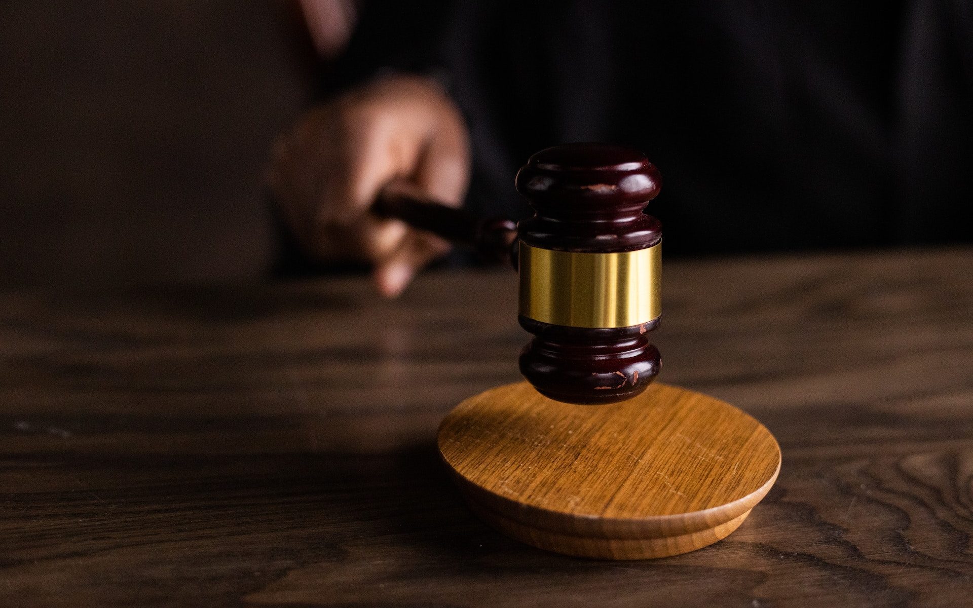 Brown Wooden Courtroom Gavel