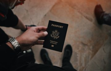 Passport In Person's Hand