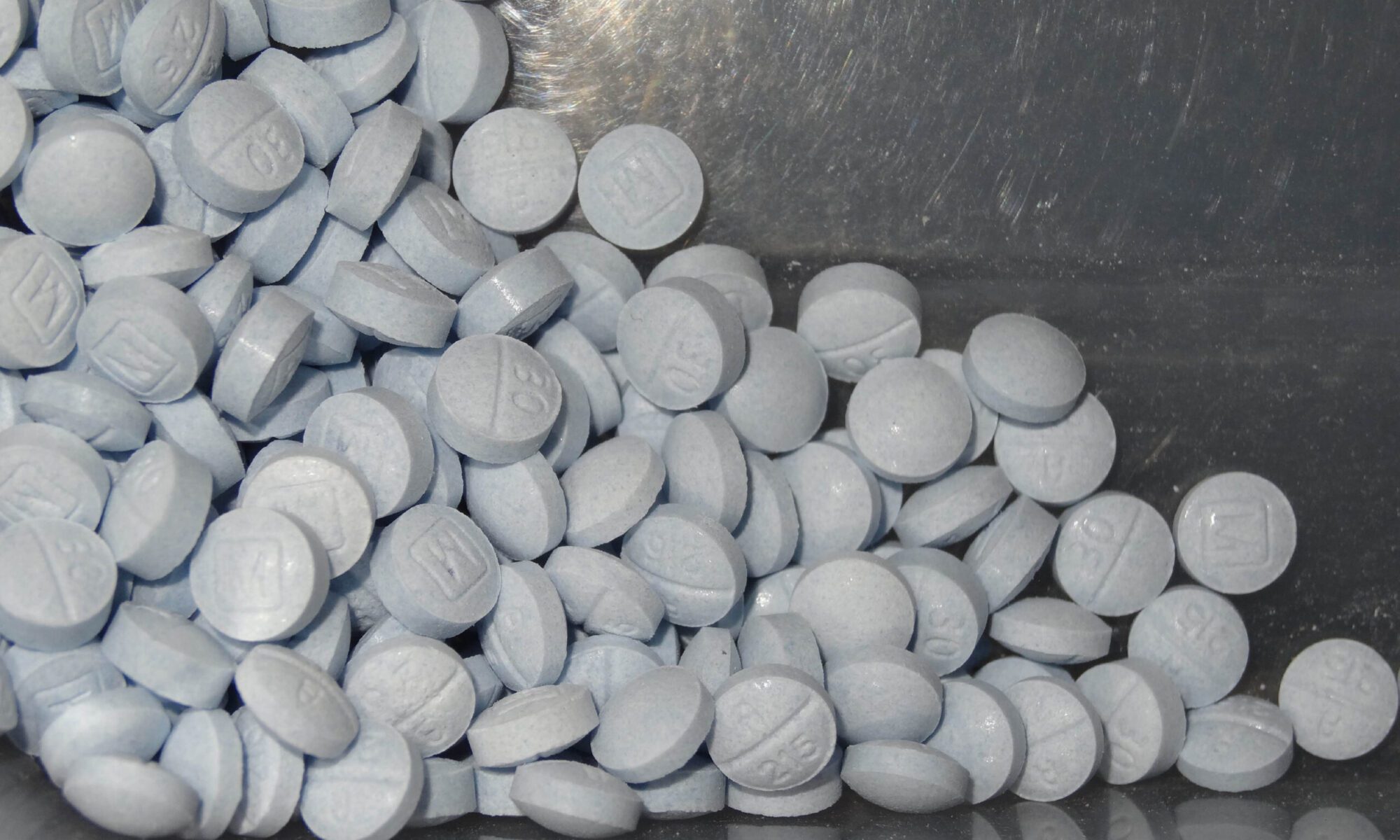 Fentanyl pills in bag
