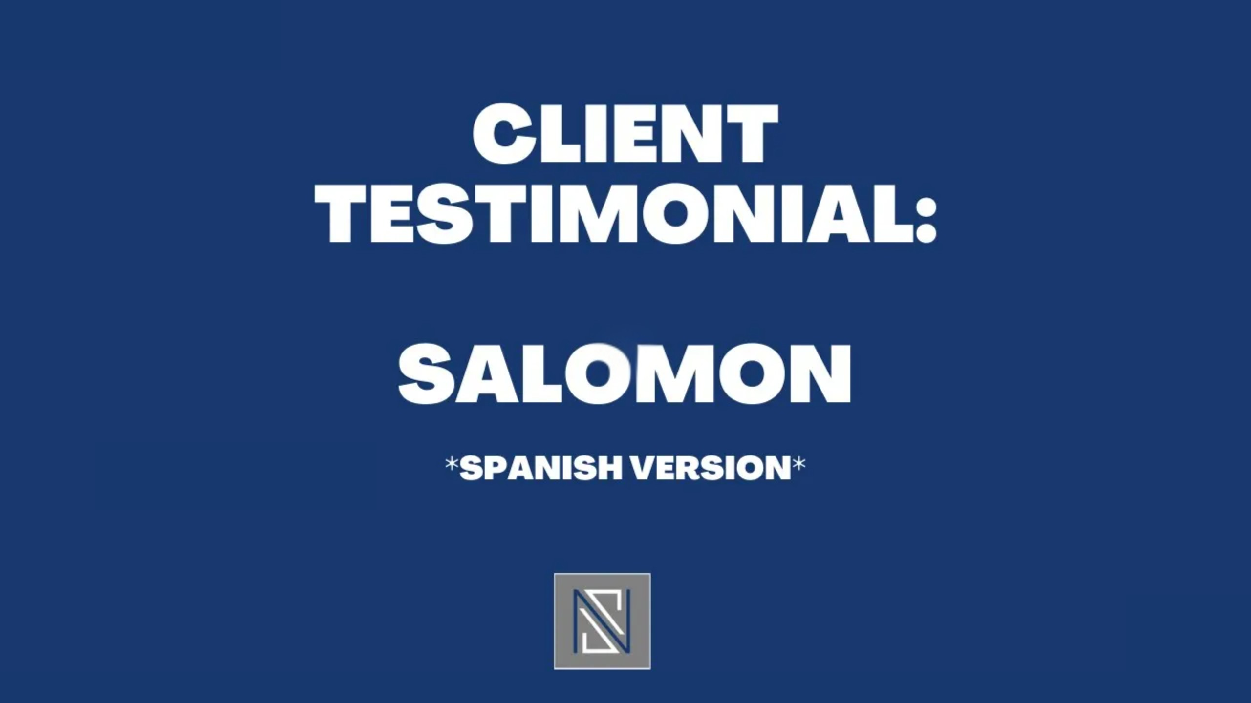client testimonial salomen - es